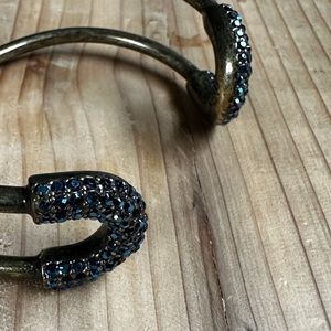 Giles and Brother brass cuff bracelet